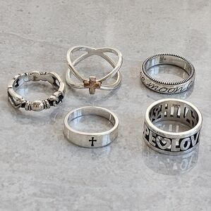 James Avery 925 Ring Lot
